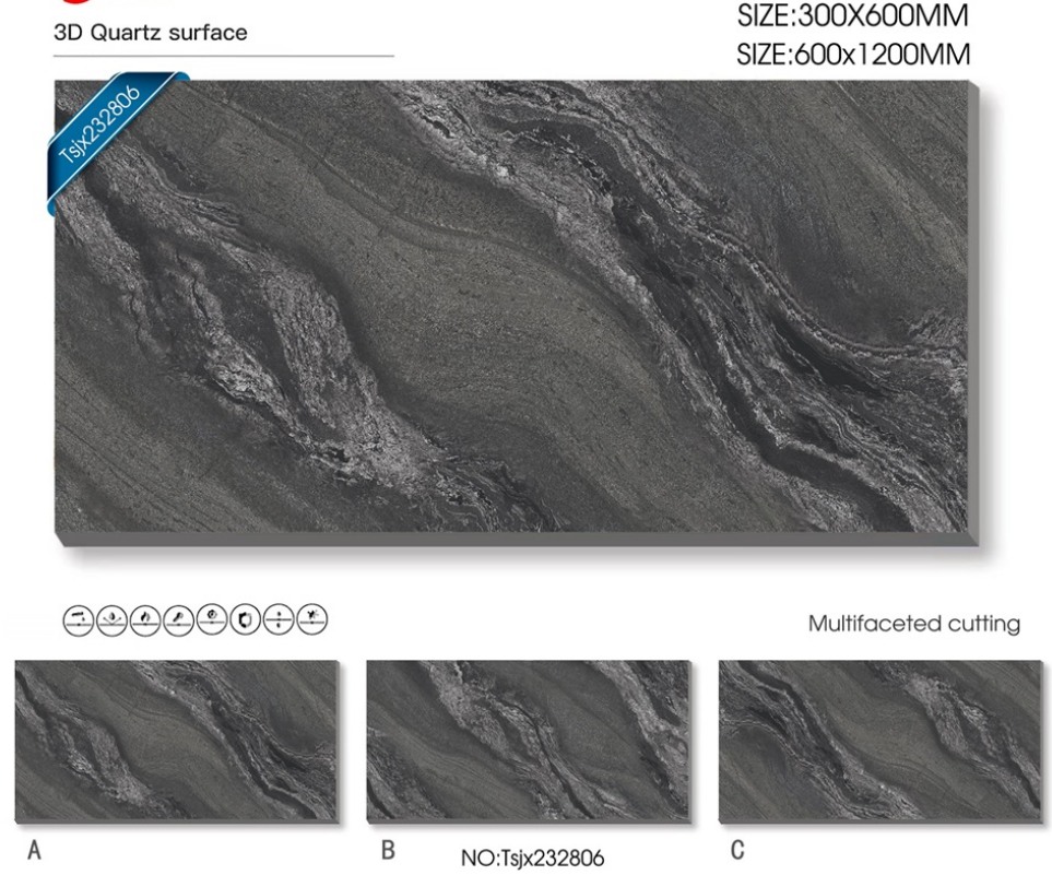 Grey wall tile supplier from China