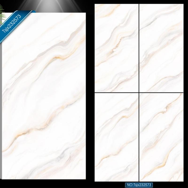 OEM Custom White Marble Texture Porcelain