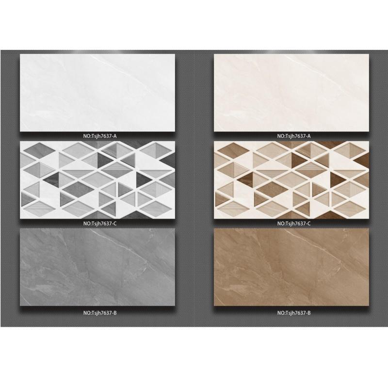 Waterproof Grey Marble Look Floor Tile