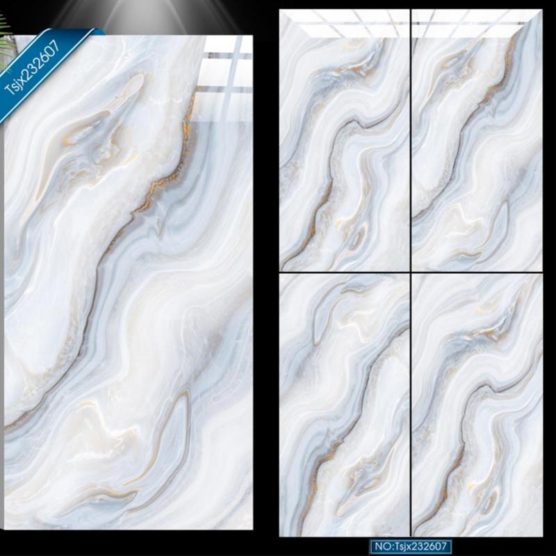 Luxury Living Room Polished Porcelain Tile