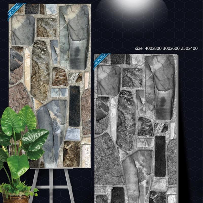 Rustic Stone Effect Tile for Walls