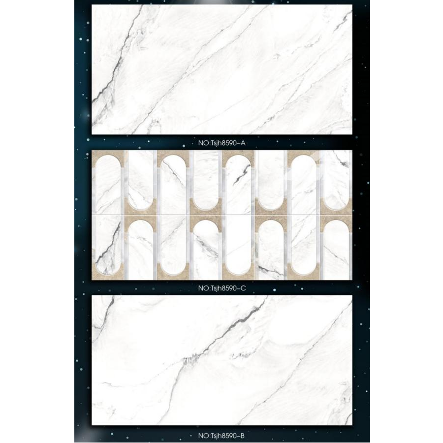 Polished Surface Marble Style Ceramic Tile