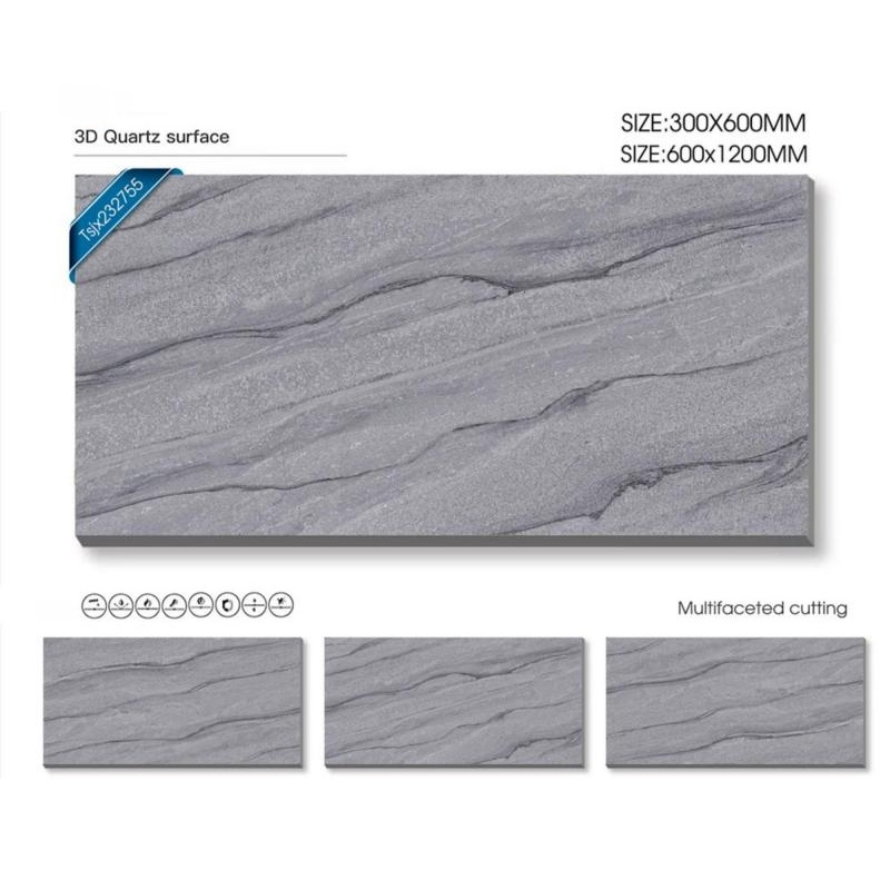 Project Supply Grey Matte Porcelain Tile