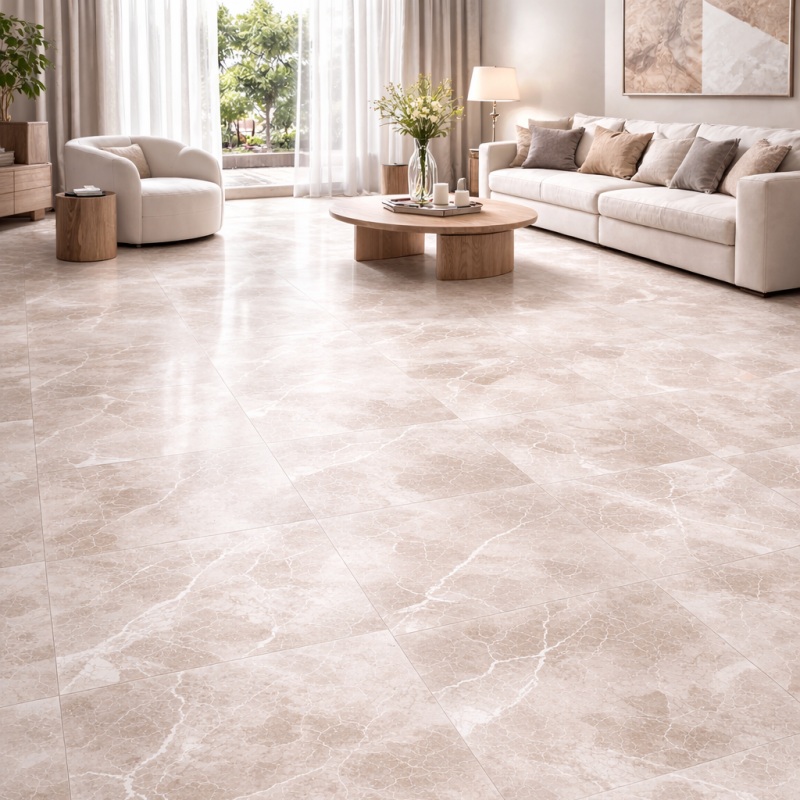 Modern Design Polished Beige Floor Tile