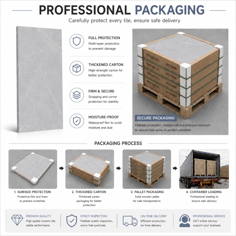OEM ODM Grey Glossy Porcelain Tile OEM ODM Grey Glossy Porcelain Tile