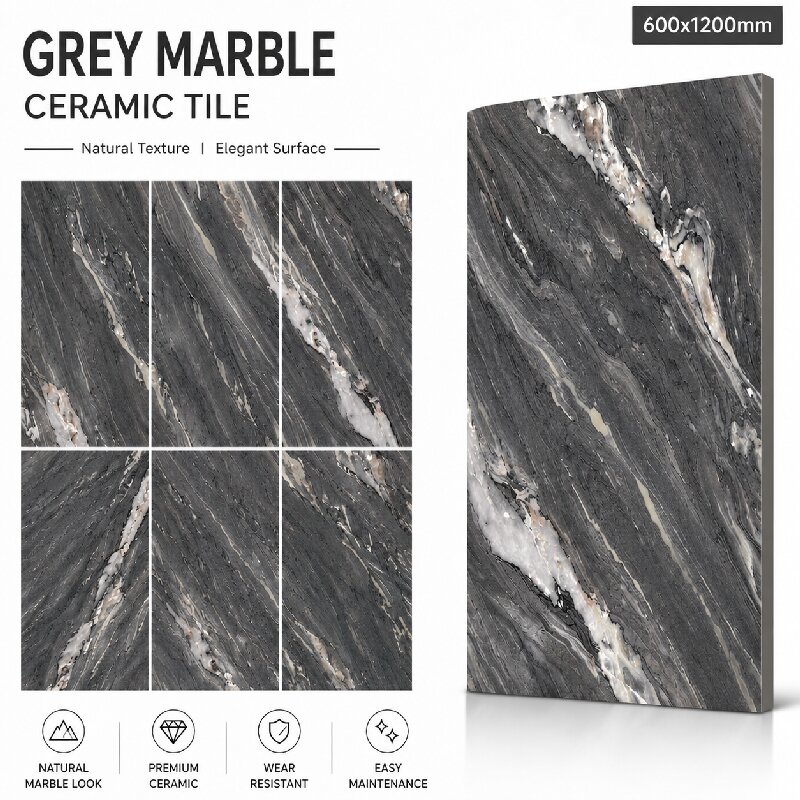 OEM ODM Luxury Grey Wall Tile OEM ODM Luxury Grey Wall Tile