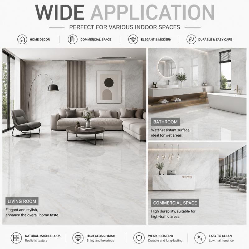 OEM ODM Grey Glossy Surface Tile OEM ODM Grey Glossy Surface Tile