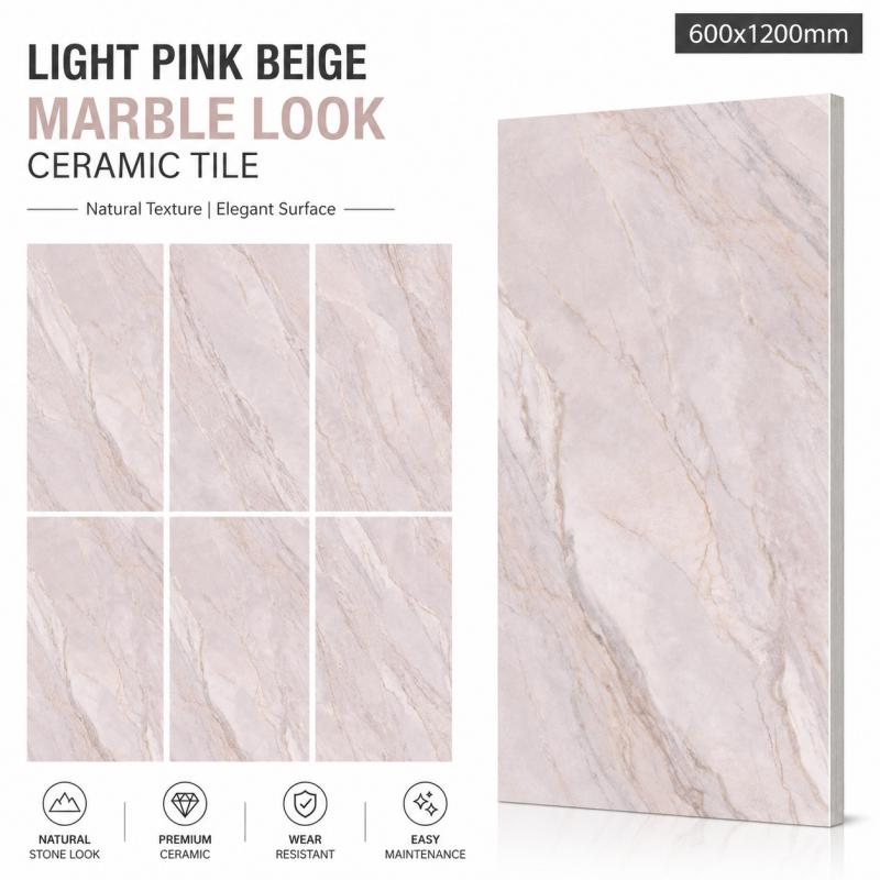 Polished Finish Indoor Wall Floor Tile