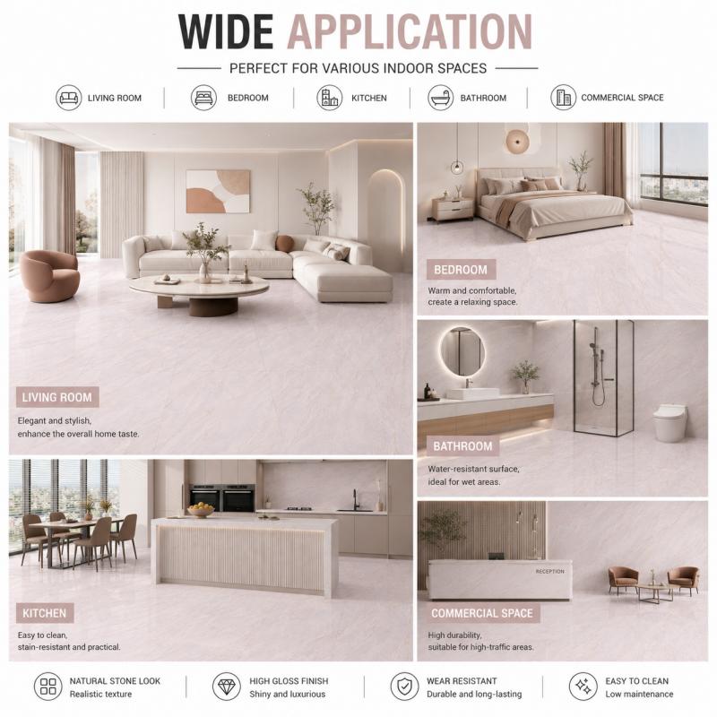 Soft Tone Living Room Floor Tile Soft Tone Living Room Floor Tile