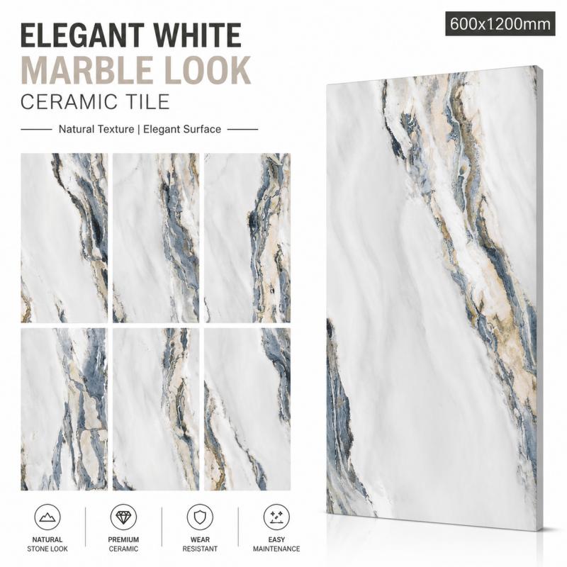 Custom Size Polished Living Room Floor Tile
