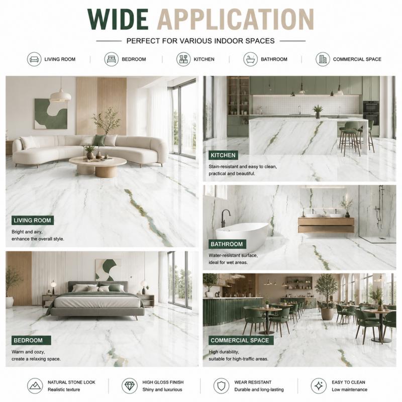 Polished Glossy Interior Floor Tile Polished Glossy Interior Floor Tile