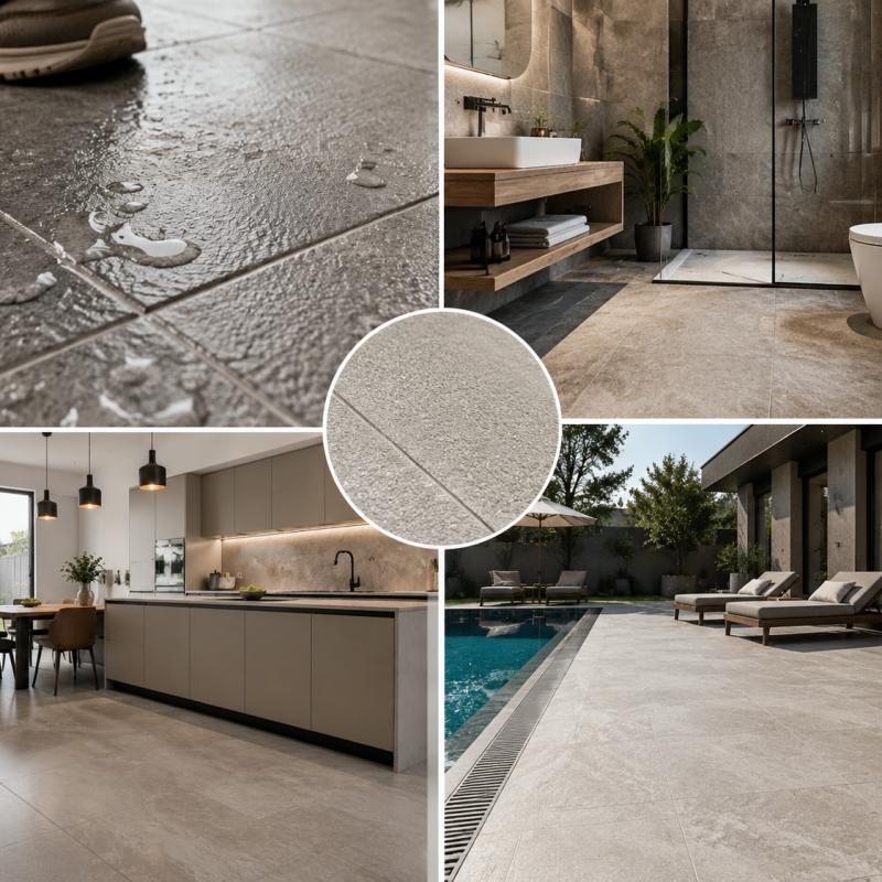 How Do Tiles Achieve Anti-Slip Performance?