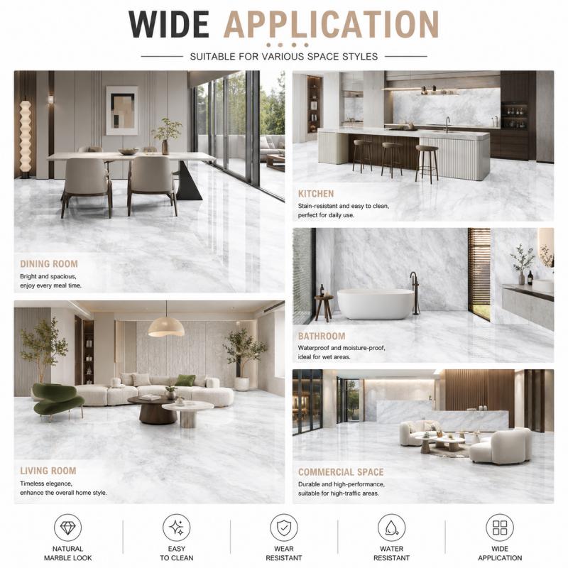 600x1200 Polished Porcelain Floor Tile 600x1200 Polished Porcelain Floor Tile