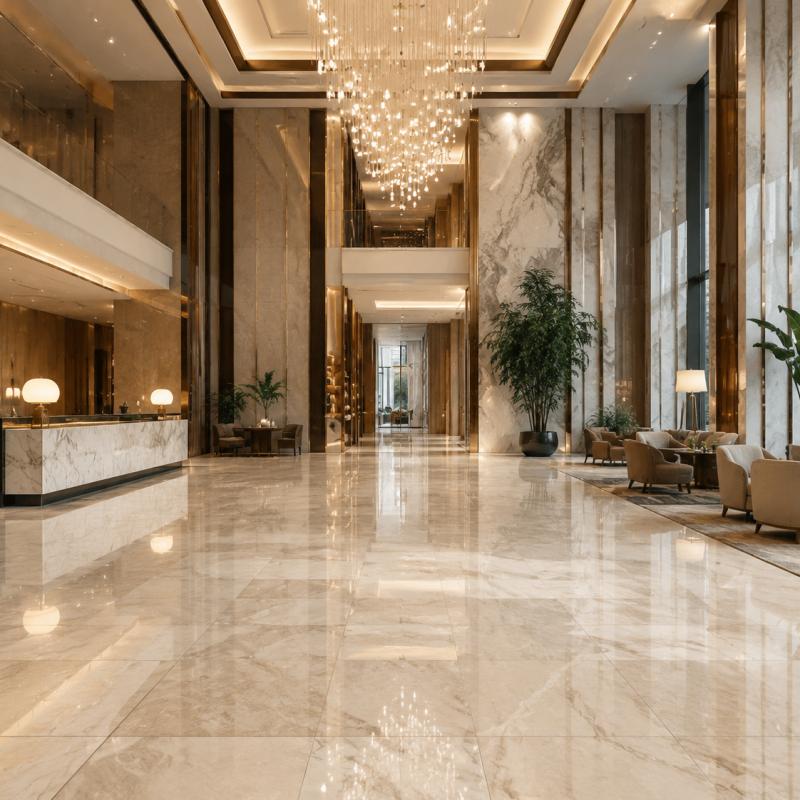 Hotel Lobby Porcelain Floor Tiles