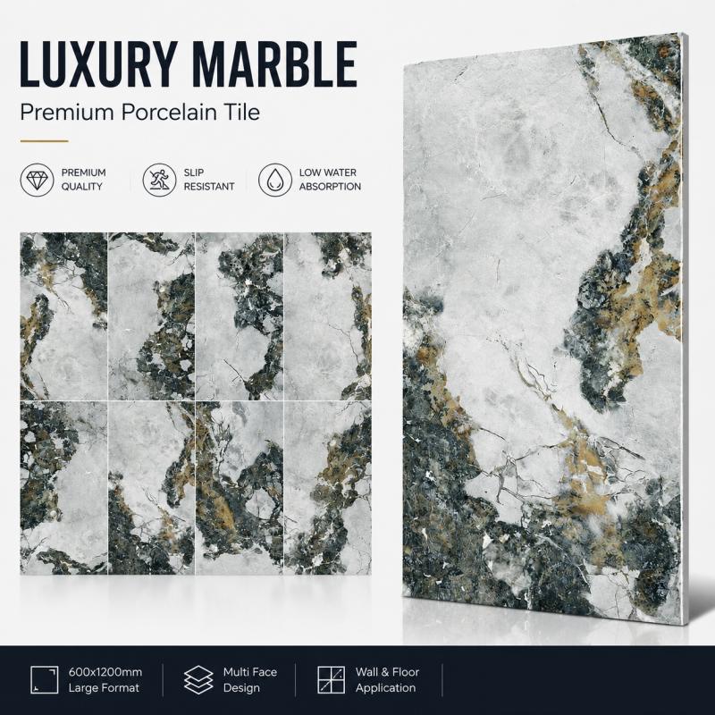 ODM Custom Stone Pattern Floor Tile