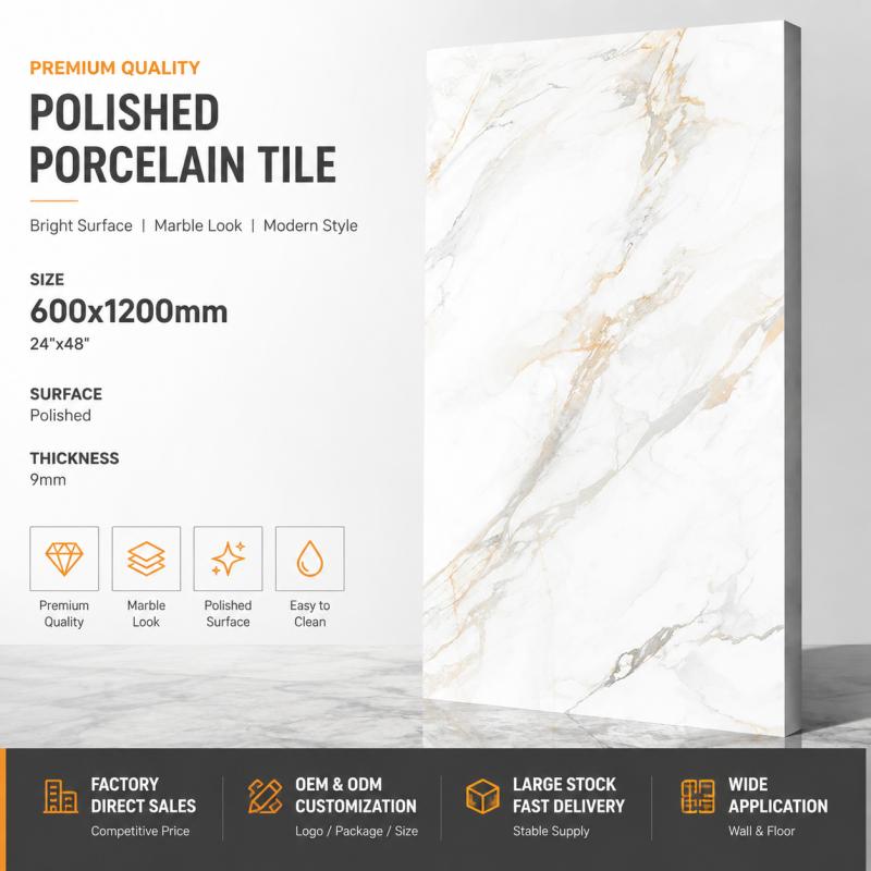 Factory Price White Porcelain Tile