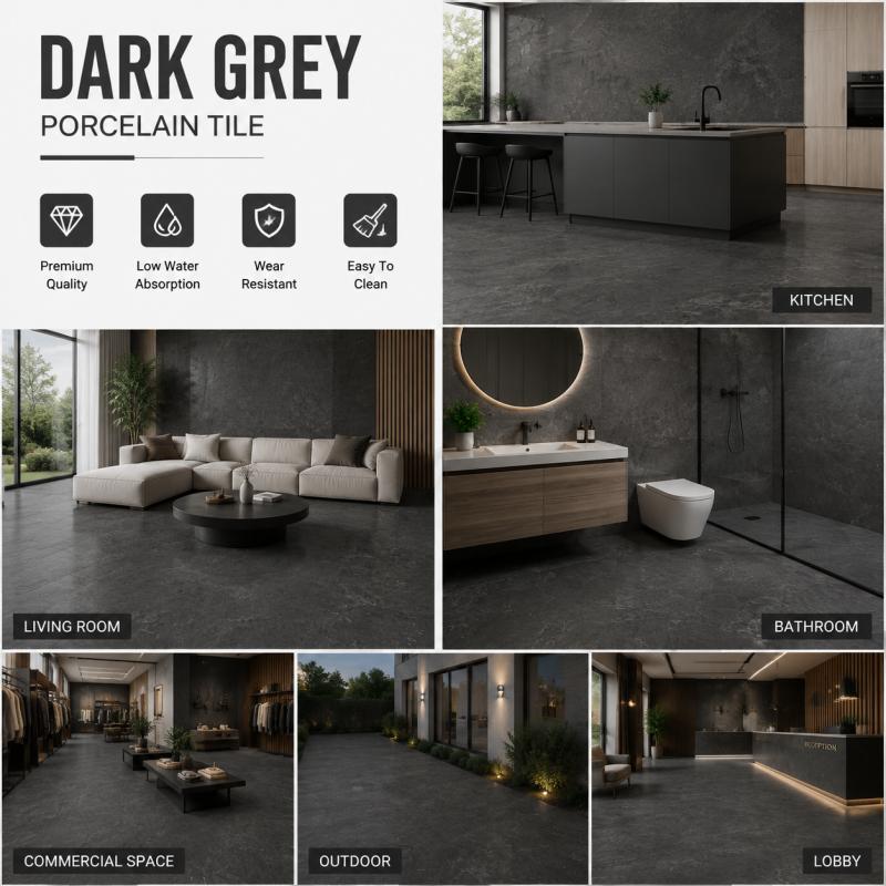 Grey Natural Stone Effect Ceramic Tile Grey Natural Stone Effect Ceramic Tile
