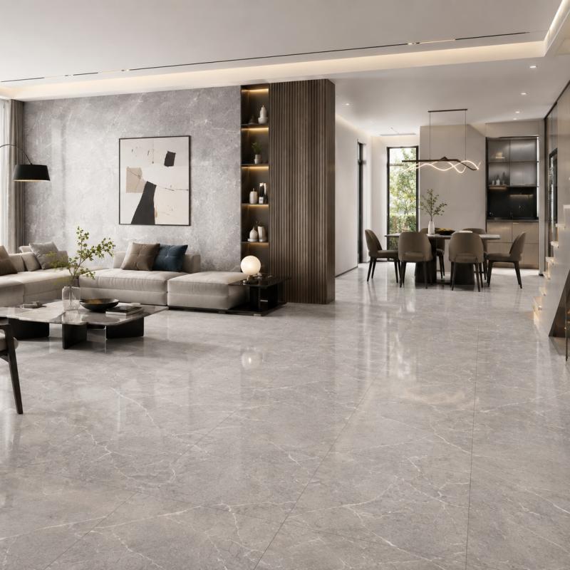 Marble Look Porcelain Tile for Interiors